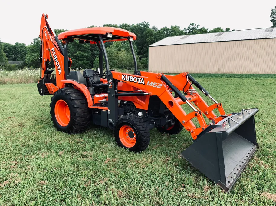 2019 Kubota M62 TLB Backhoe